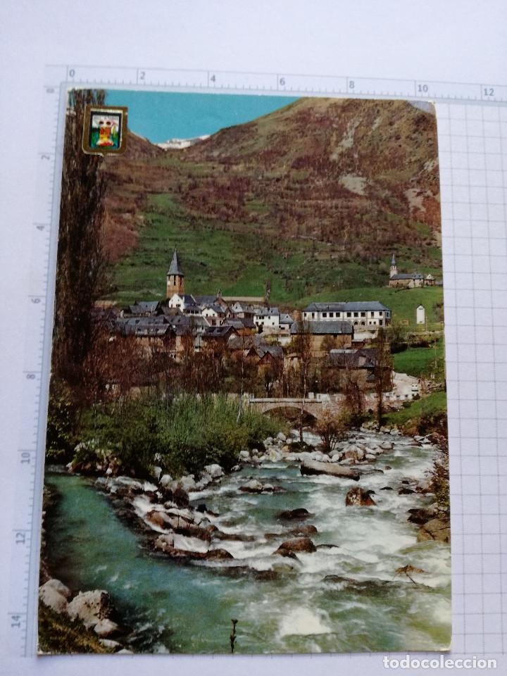 Postales: POSTAL N&ordm; 936 - CATALU&Ntilde;A - LERIDA, VALLE DE ARAN, DETALLE DE SALARU - ED. FISA 1964