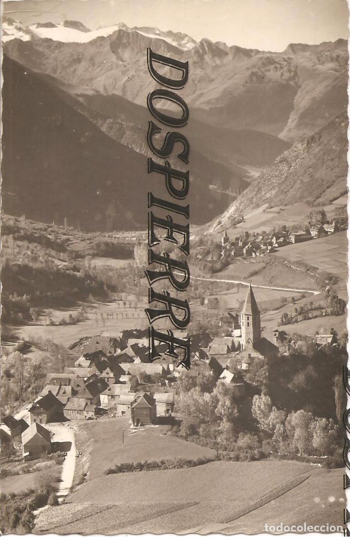 Postales: POSTAL, VALLE DE ARAN-L&Eacute;RIDA, SALARD&Uacute;, VISTA GENERAL, CON LA MALADETA AL FONDO, SIN CIRCULAR