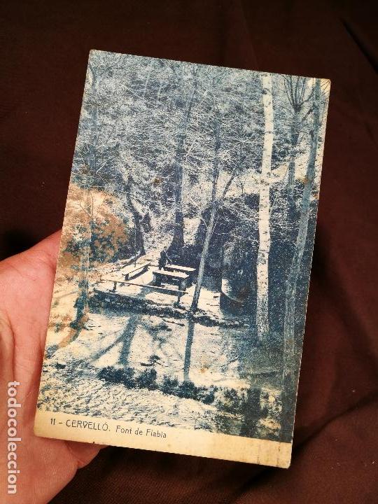 Postales: POSTAL DE CERVELLO: FONT DE FLABIA (ED.F.BASSONS NUM.11)