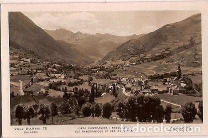 Postais: ANTIGUA POSTAL 12 VALL D'ARAN SALARDU VISTA PANORAMICA I ENCONTORNS ZERKOWITZ