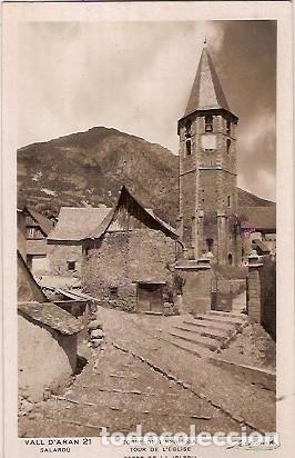 Cartes Postales: ANTIGUA POSTAL 21 VALL D'ARAN SALARDU TORRE DE L'ESGLESIA ZERKOWITZ