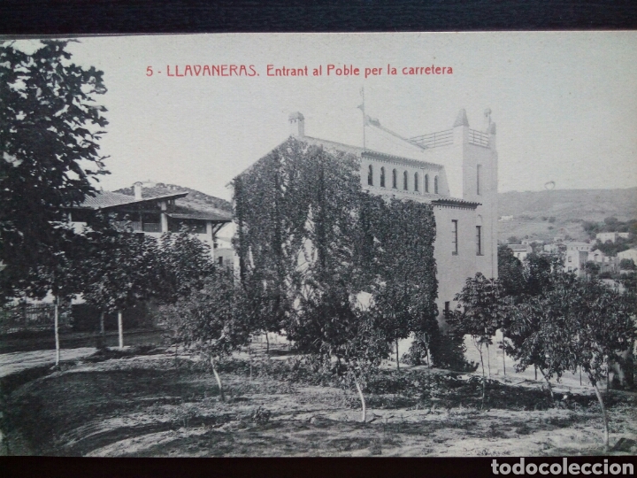 Postales: Postal de Llavaneras. Entrant al Poble per la carretera. - Foto 1