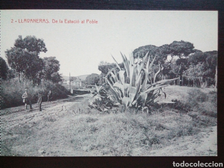Postales: Postal de Llavaneras. De la Estaci&oacute; al Poble. - Foto 1