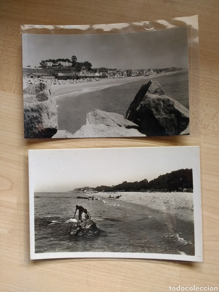 Postales: Lot de 2 postals de Canet de Mar. Platja. - Foto 1