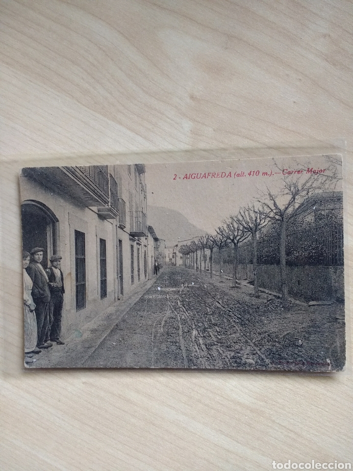 Postales: Postal Aiguafreda. Carrer Major. - Foto 1