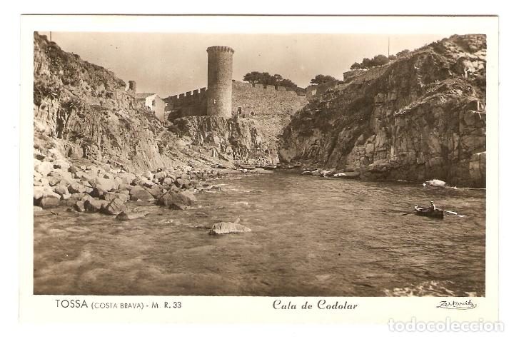 Postales: POSTAL - TOSSA (COSTA BRAVA) CALA CODOLAR - GERONA - M R 33 - Foto 1