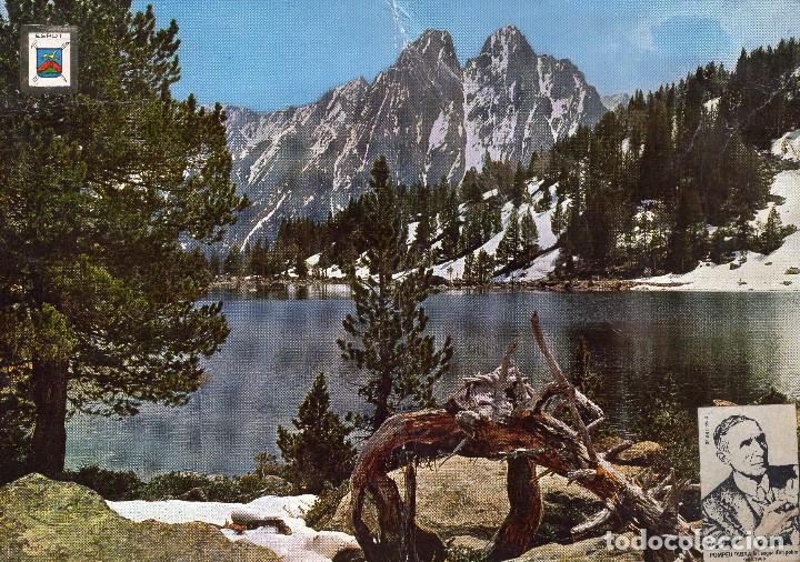 Postales: PIRINEO CATALAN SAN MAURICIO A&ntilde;O 1968 EXTRAGRANDE CAMPAMENTO DE ALTA MONTA&ntilde;A