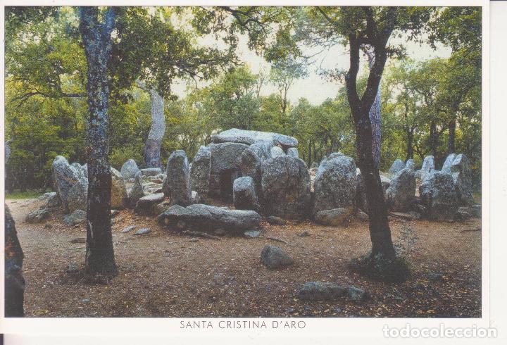 Postales: santa cristina d'aro-- DOLMEN DE LA COVA D'EN DAINA ( ROMANY&Agrave;) -- sense circular