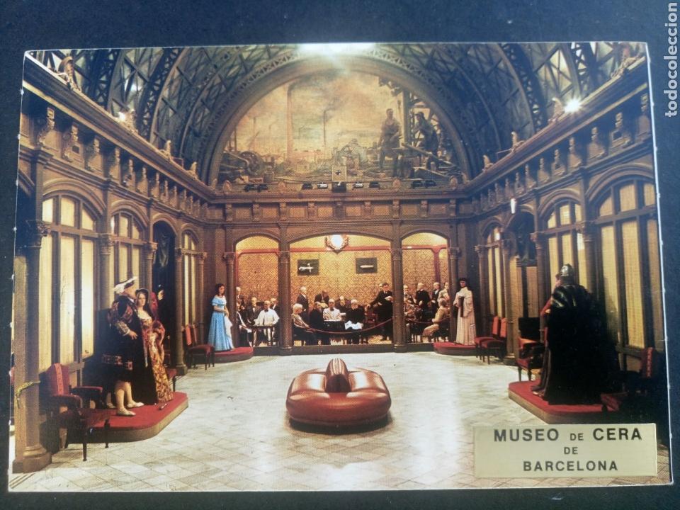 Postales: Postal museo de cera de barcelona