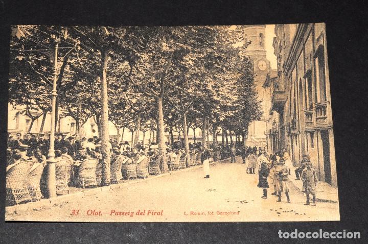 Postales: OLOT. Passeig del Firal - Foto 1