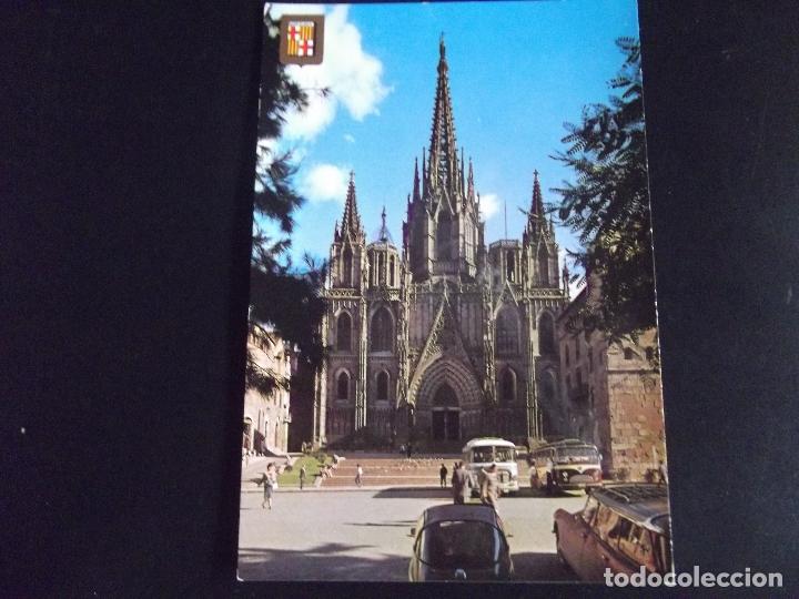 Postales: CATALU&Ntilde;A-V44-BARCELONA-ESCRITA-LA CATEDRAL