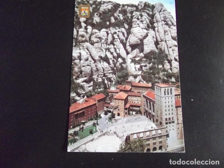 Postales: CATALU&Ntilde;A-V44-BARCELONA- ESCRITA-MONTSERRAT-MONASTERIO