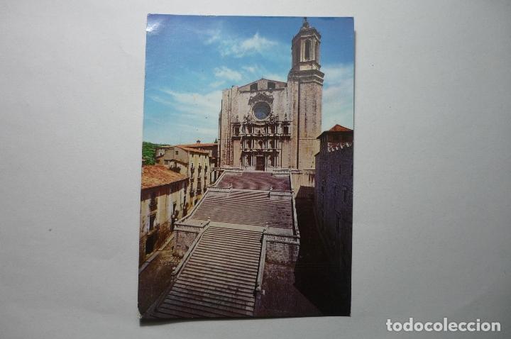Postales: POSTAL GERONA  CATEDRAL CM - Foto 1