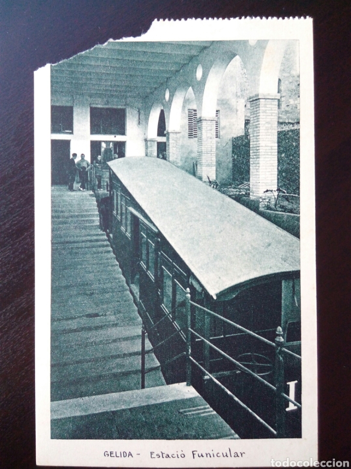 Postales: Postal de Gelida. Estaci&oacute; funicular. - Foto 1