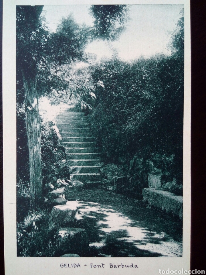 Postales: Postal de Gelida. Font Barbuda. - Foto 1