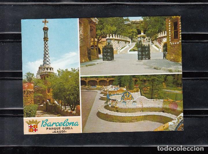 Postales: BARCELONA. PARQUE G&Uuml;ELL. GAUDI - Foto 1
