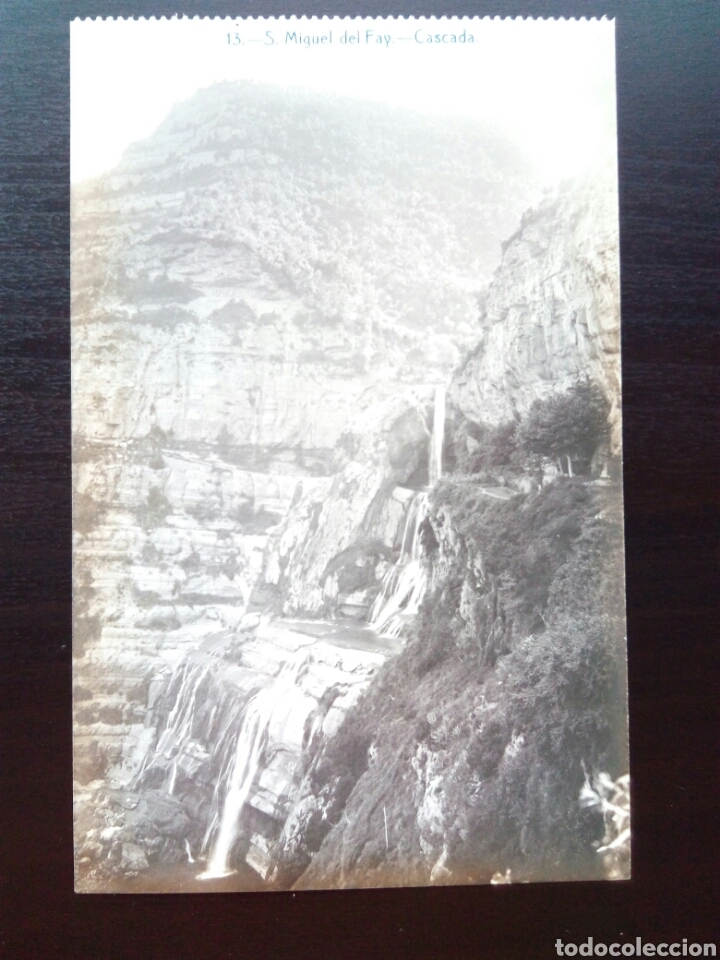 Cartoline: Postal de S. Miguel del Fay. Cascada.
