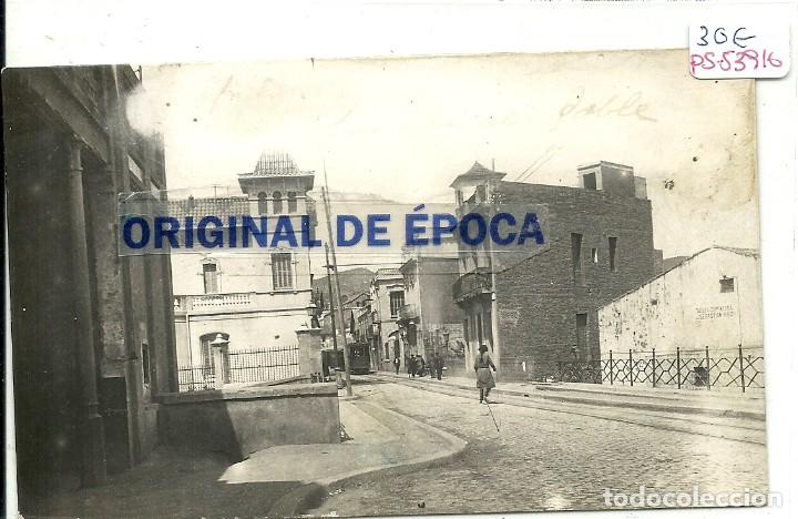 Postkarten: (PS-53916)POSTAL FOTOGRAFICA DE HORTA-ENTRADA AL PUEBLO.TRANVIA