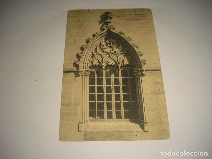 Postales: MONASTERIO DE POBLET 470 . VENTANAL DEL PALACIO DEL REY - Foto 1