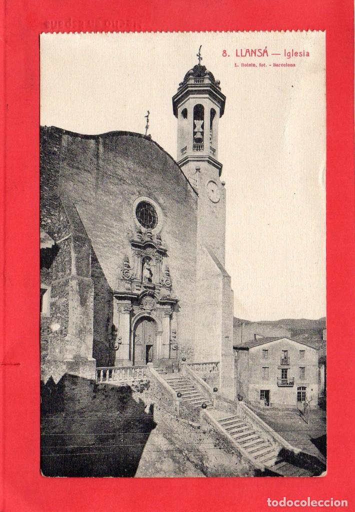 Postales: llans&aacute;. 8 iglesia. roisin - Foto 1
