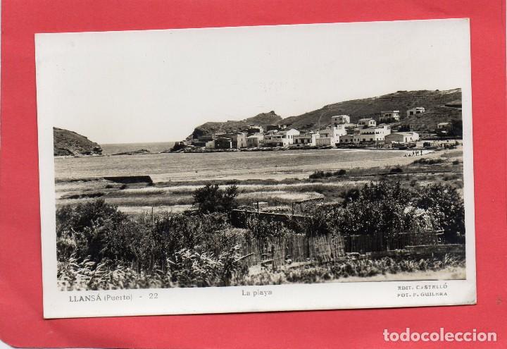 Postales: llans&aacute;. 22 la playa. castell&oacute; - Foto 1