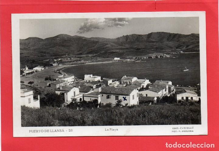Postales: llans&aacute;. 28 la playa. castell&oacute; - Foto 1