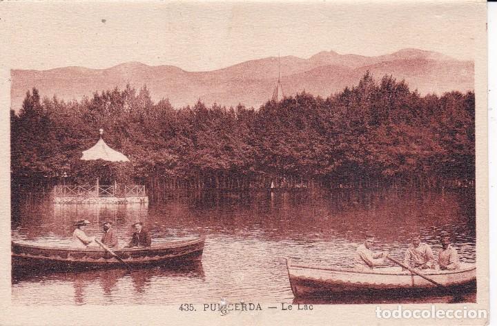 Postales: 435 Puigcerda el lago (sin circular)