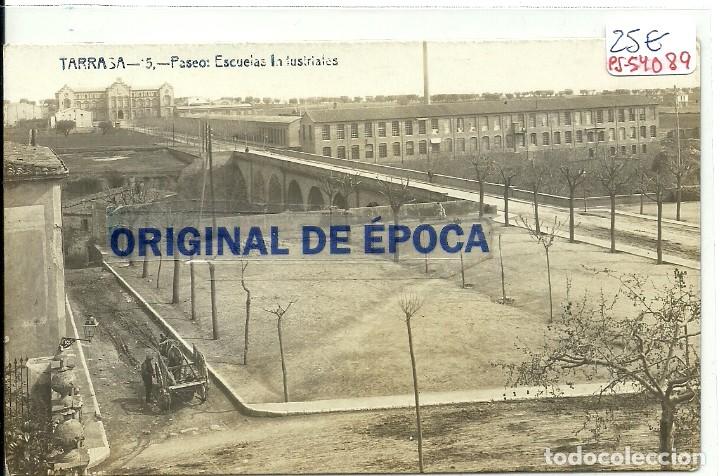 Postkarten: (PS-54089)POSTAL FOTOGRAFICA DE TARRASA-PASEO ESCUELAS INDUSTRIALES
