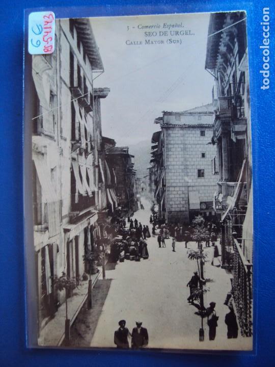 Postales: (PS-54143)POSTAL DE SEO DE URGEL-CALLE MAYOR(SUR)
