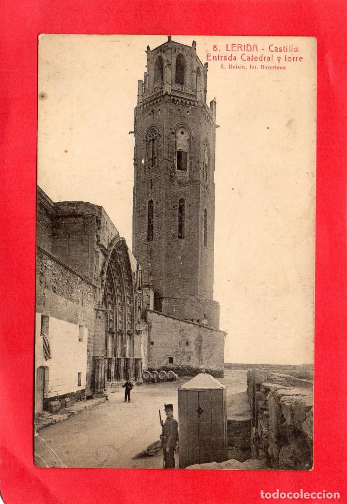 Postales: lerida. 8 entrada catedral. roisin