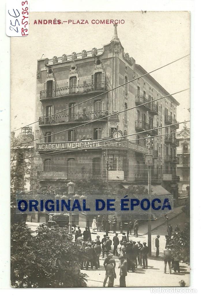 Postkarten: (PS-54363)POSTAL FOTOGRAFICA DE S.ANDRES-PLAZA COMERCIO