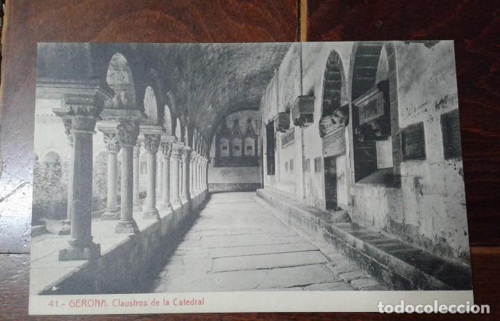 Postales: POSTAL DE GERONA - CLAUSTROS DE LA CATEDRAL - Foto 1