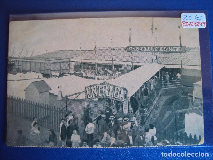 Postales: (PS-54449)POSTAL DE BARCELONA-BA&Ntilde;OS DE OLEAJE DE SAN MIGUEL.BARCELONETA