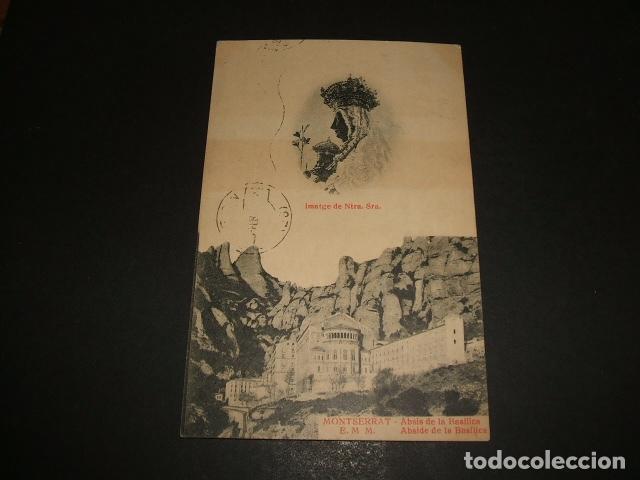 Postales: MONTSERRAT BARCELONA ABSIDE DE LA BASILICA - Foto 1