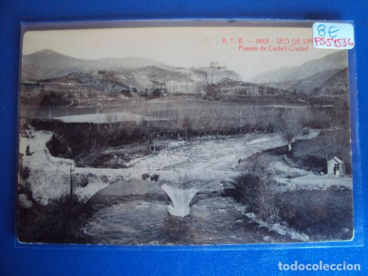 Postales: (PS-54536)POSTAL DE SEO DE URGEL-PUENTE DE CASTELL-CIUDAD.A.T.V.1983