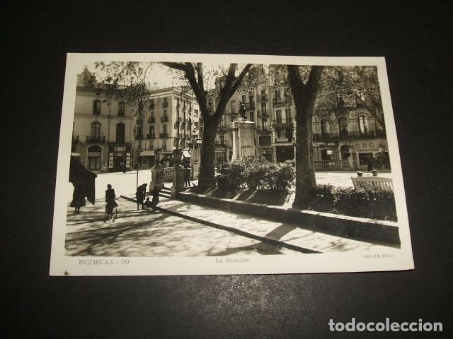Postales: FIGUERAS GERONA GIRONA LA RAMBLA - Foto 1