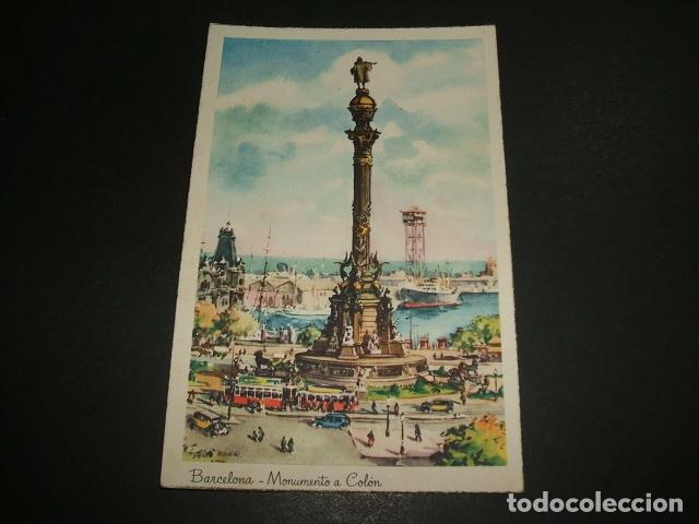 Postales: BARCELONA MONUMENTO A COLON - Foto 1