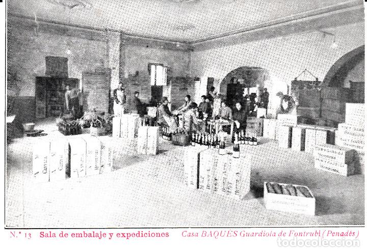 Postales: POSTAL CASA BAQU&Eacute;S .- SALA DE EMBALAJE Y EXPEDICIONES-GUARDIOLA DE FONTRUB&Iacute; NUM 13