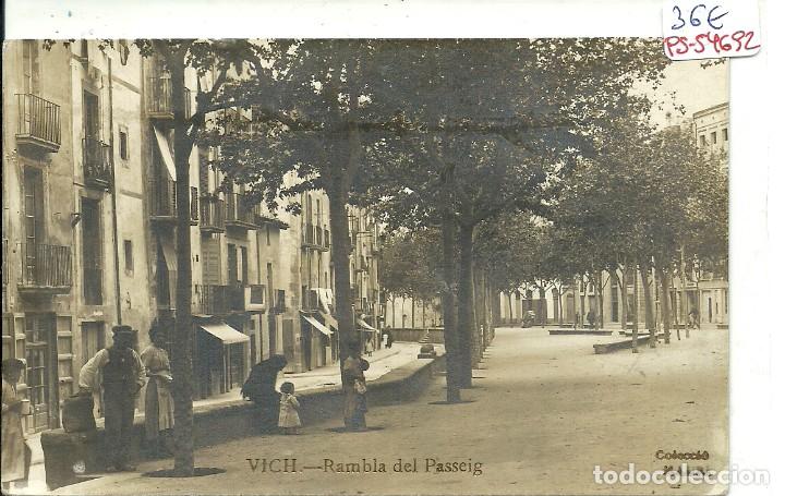 Postkarten: (PS-54692)POSTAL FOTOGRAFICA DE VICH-RAMBLA DEL PASSEIG.COLECCIO MAURI