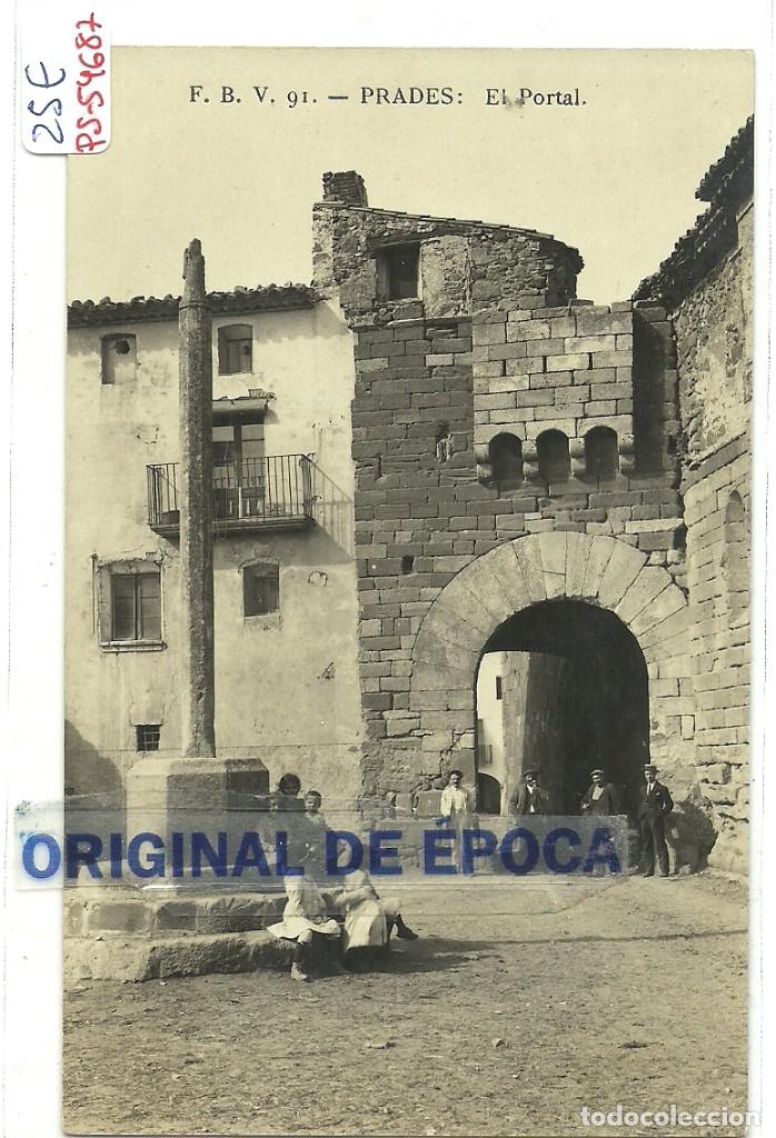 Postkarten: (PS-54687)POSTAL FOTOGRAFICA DE PRADES-EL PORTAL.CRUZ DE TERMINO