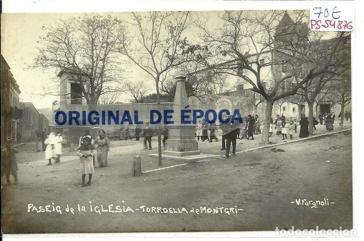 Postkarten: (PS-54876)POSTAL FOTOGRAFICA DE TORROELLA DE MONTGRI-PASEIG DE LA IGLESIA.V.FARGNOLI