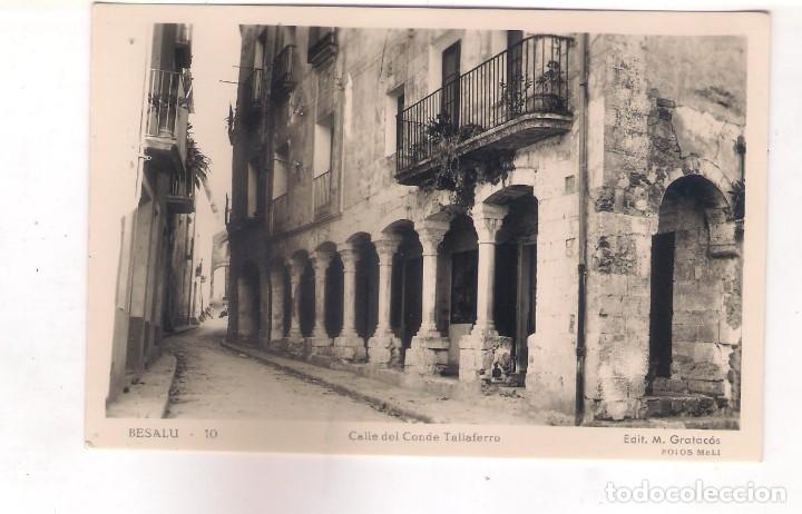 Cartes Postales: POSTAL DE BESAL&Uacute; ,CALLE DEL CONDE TALLAFERRO .