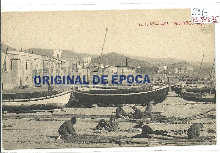 Postkarten: (PS-54835)POSTAL DE MATARO-PLAYA.A.T.V.495