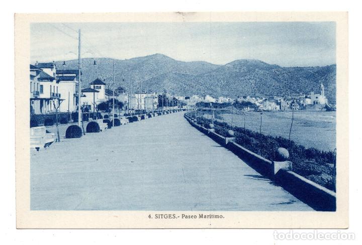 Postales: SITGES. PASEO MAR&Iacute;TIMO. (L. ROISIN). - Foto 1