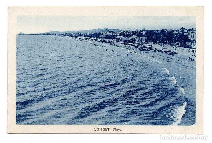 Postales: SITGES. 6 PLAYA. (L. ROISIN). - Foto 1