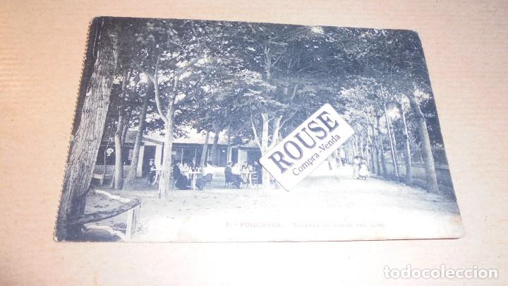 Postkarten: 8 .- PUIGCERDA - TABERNA AL BORDE DEL LAGO - EDC. L.F. POSTAL CIRCULADA 1925 - 14X9 CM.