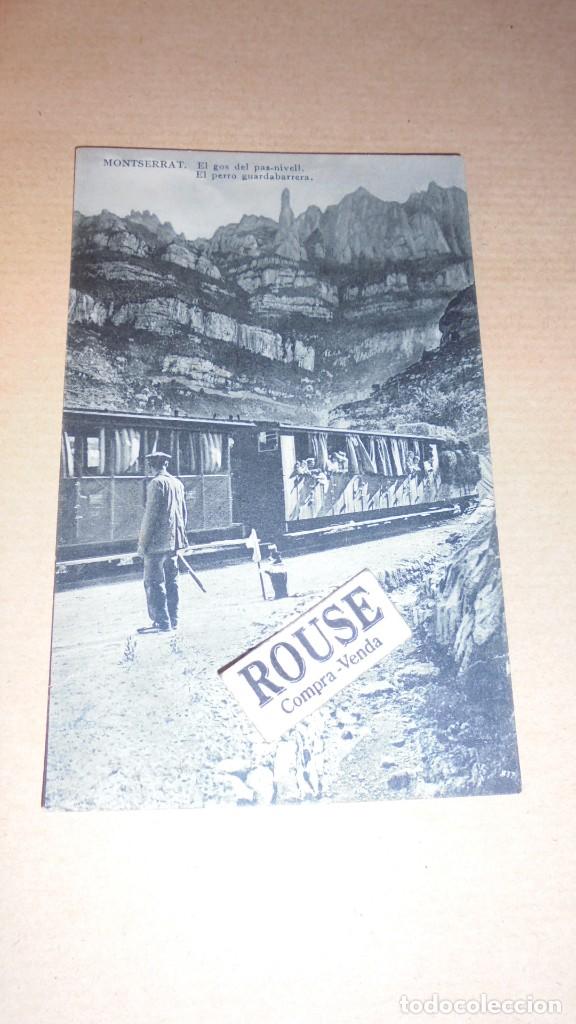Postkarten: FERROCARRIL - MONTSERRAT - GOS DEL PAS-NIVELL L. ROISIN FOT. 14X9 CM.