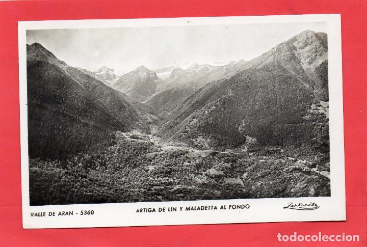 Postales: valle de aran. artiga de lin y maladeta. zerkowitz