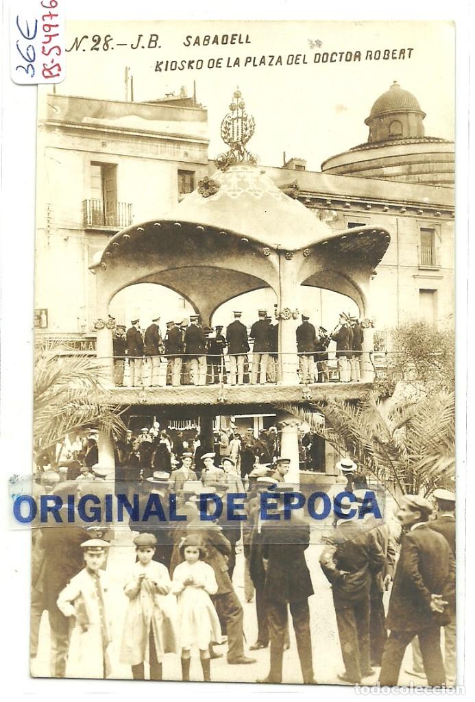 Postkarten: (PS-54976)POSTAL FOTOGRAFICA DE SABADELL-KIOSCO DE LA PLAZA DEL DOCTOR ROBERT