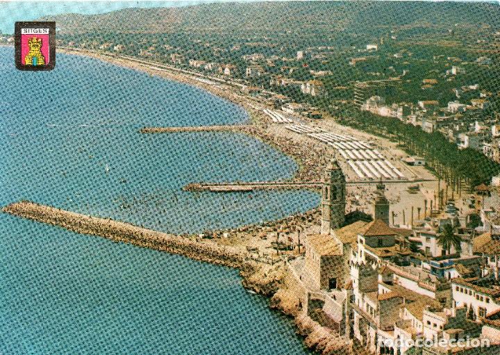 Postales: SITGES - Vista a&eacute;rea - Foto 1